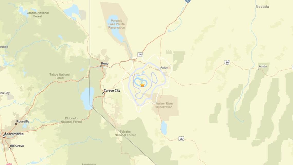 Update: 3.0 magnitude earthquake detected close to Silver Springs, NV on April 27 