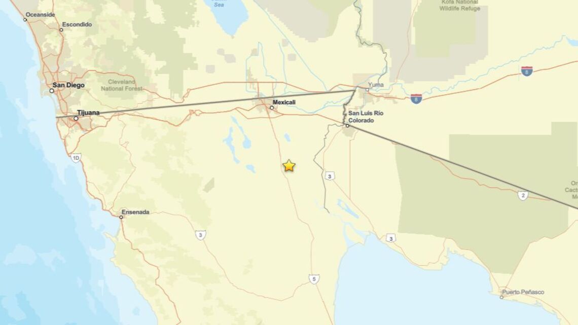 Update: Seismic activity on Aug. 20 - 2.7 magnitude earthquake close to Alberto Oviedo Mota, B.C., MX reported 