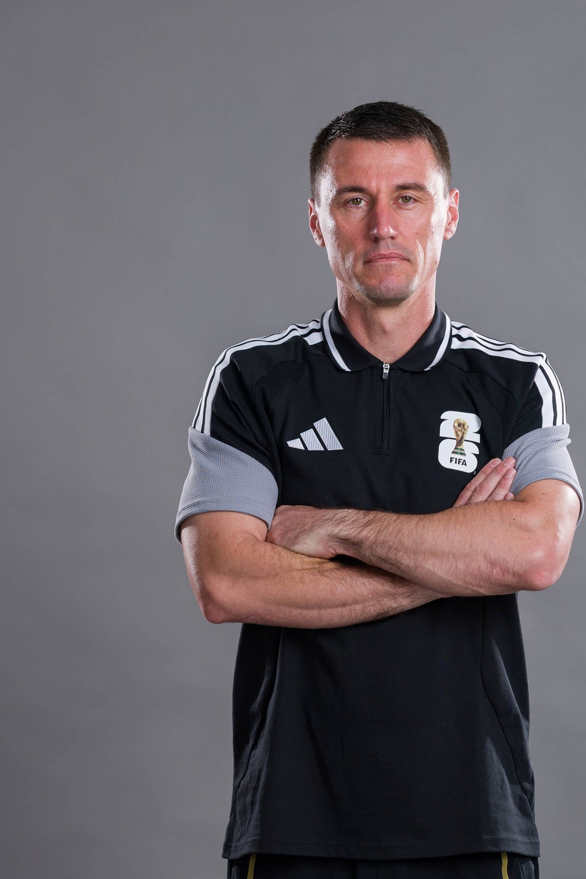 (EXCLUSIVE COVERAGE) Referee, Ilgiz Tantashev, poses for a portrait during the official FIFA World Cup 2026 portrait session on June 06, 2026 in Miami, Florida. (Photo by Carmen Mandato - FIFA/FIFA via Getty Images) Photo by Carmen Mandato - FIFA/FIFA via Getty Images