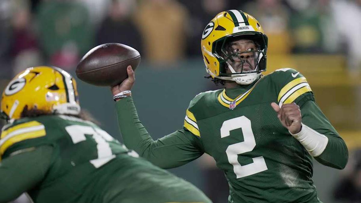  Former Green Bay Packers quarterback Malik Willis (2) throws during the third quarter of their game against the Baltimore Ravens Saturday, December 27, 2025 at Lambeau Field in Green Bay, Wisconsin. | Mark Hoffman / Milwaukee Journal Sentinel / USA TODAY NETWORK via Imagn Images 