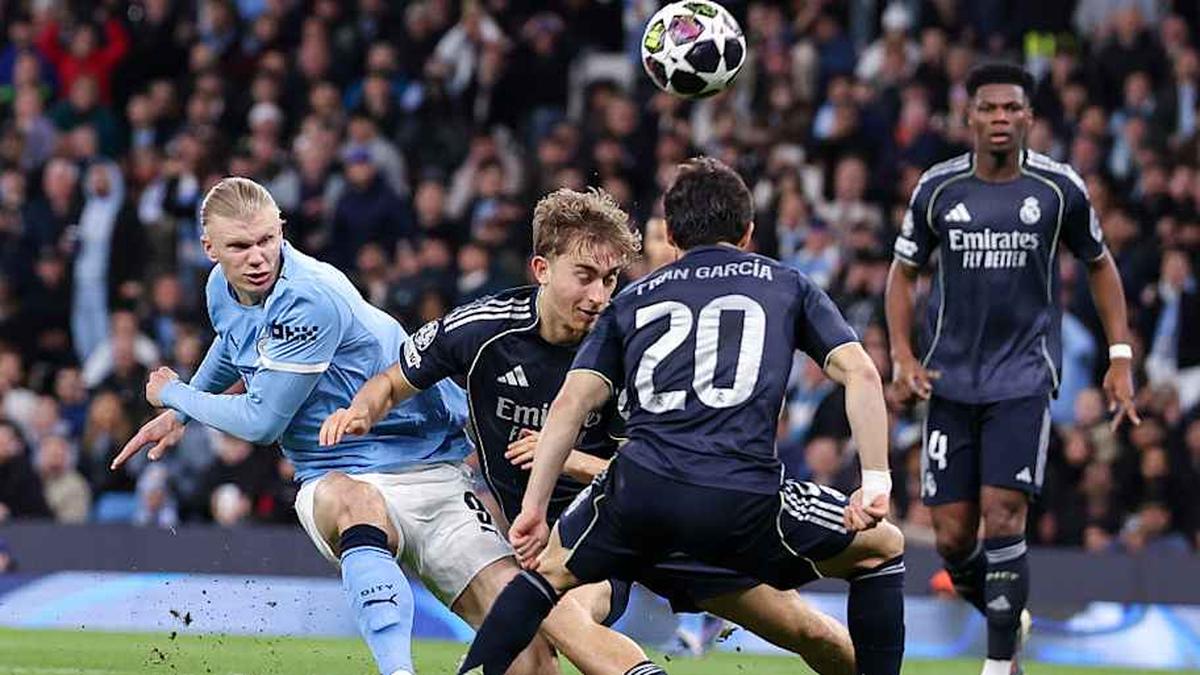  Haaland has been tenuously linked with a move to Real Madrid. | Alex Dodd/CameraSport/Getty Images 