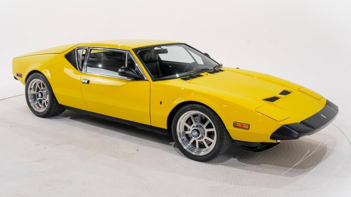 1973 DeTomaso Pantera Twin-Turbo for Sale With 59,100 Miles Shown 
