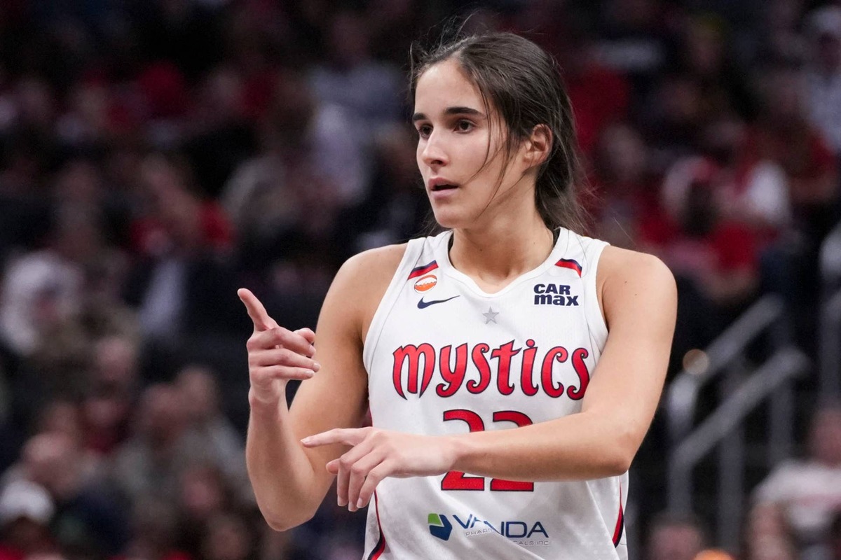  Washington Mystics guard Sonia Citron (22) Grace Smith/IndyStar / USA TODAY NETWORK via Imagn Images