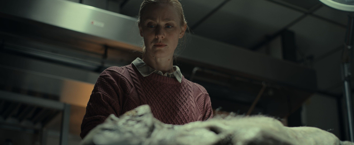 Deborah Ann Woll stars as a woman wondering why the dead body of her estranged father, who she hasn't seen in 30-plus years, shows up at a murder scene in "The Cycle."