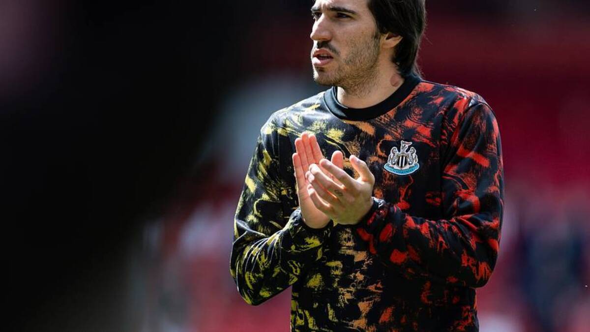  Sandro Tonali will be next to join Tottenham. | Andrew Kearns/CameraSport/Getty Images 