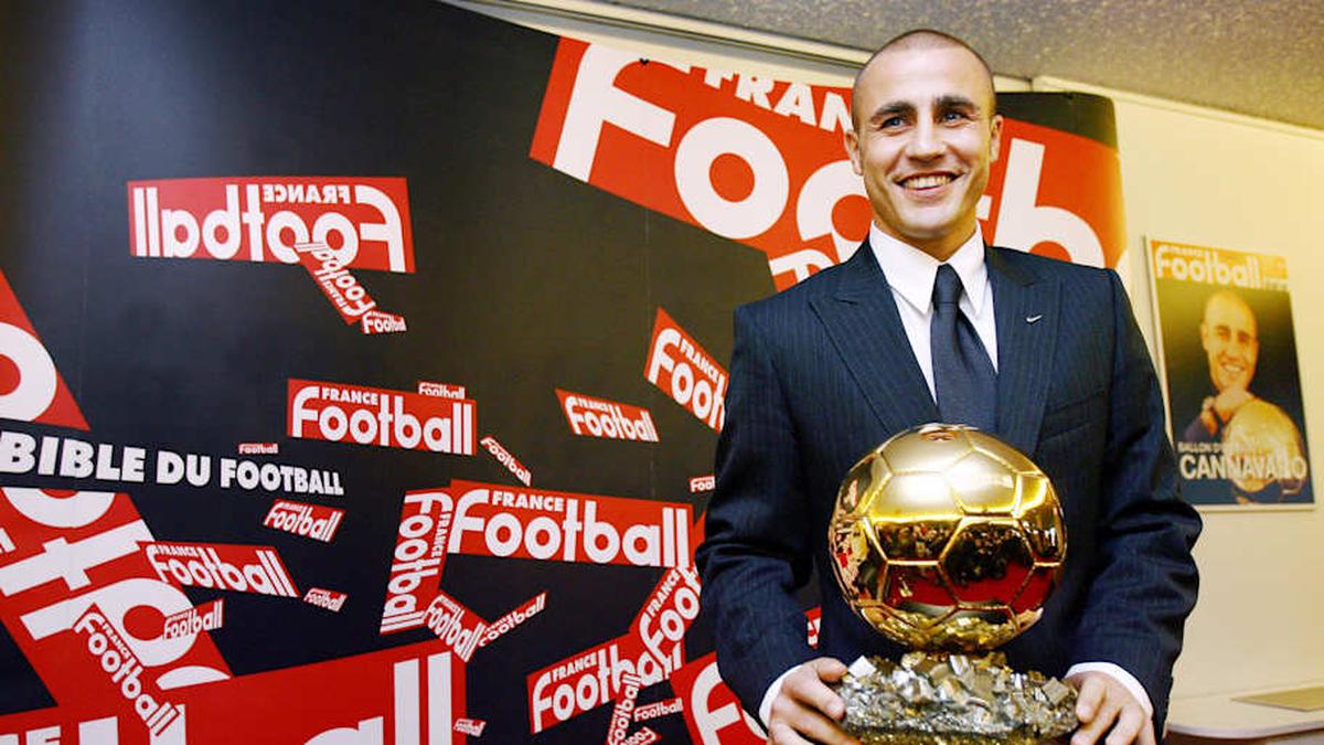  Fabio Cannavaro is one of only three defenders to win the Ballon d'Or. | Getty/Franck Fife 