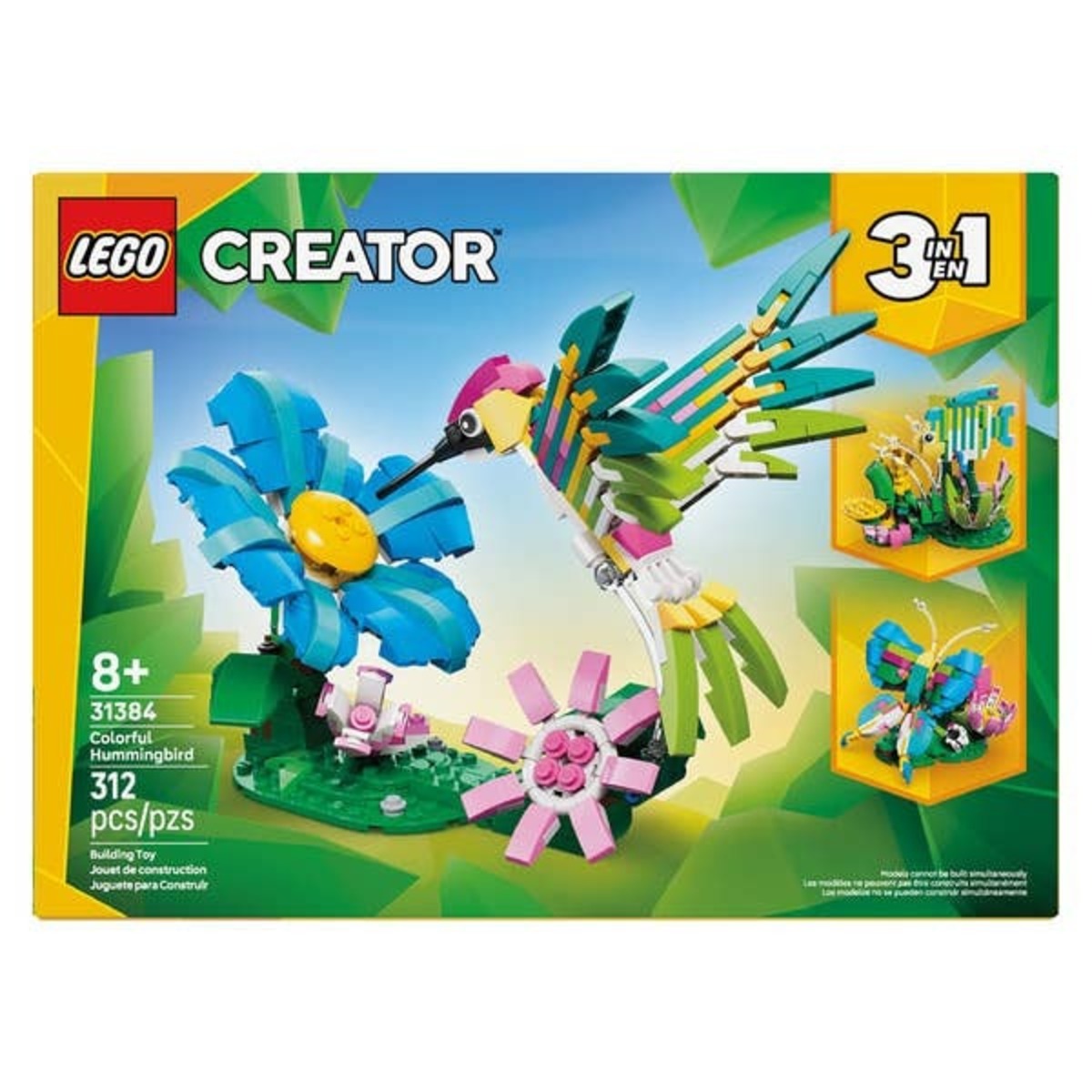  LEGO Creator 3-in-1 Humming Bird Set.