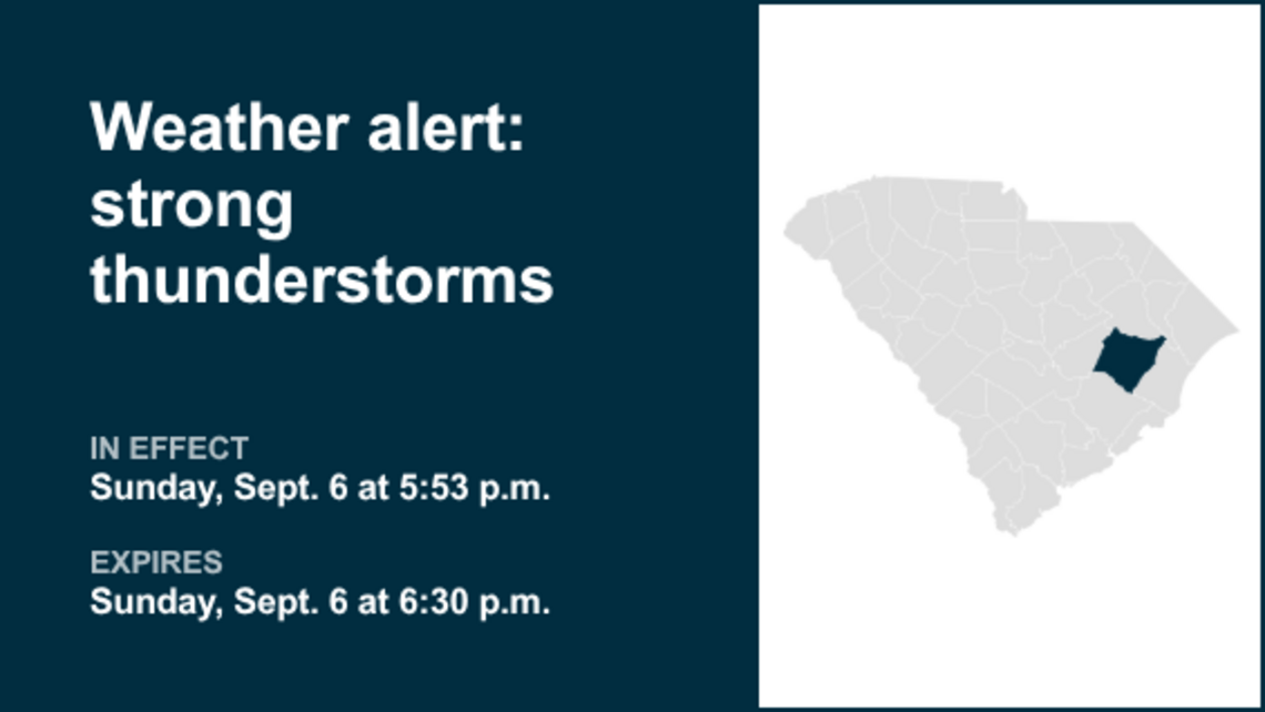 UPDATE: Pea-sized hail predicted with thunderstorms in Inland Georgetown and Williamsburg County 