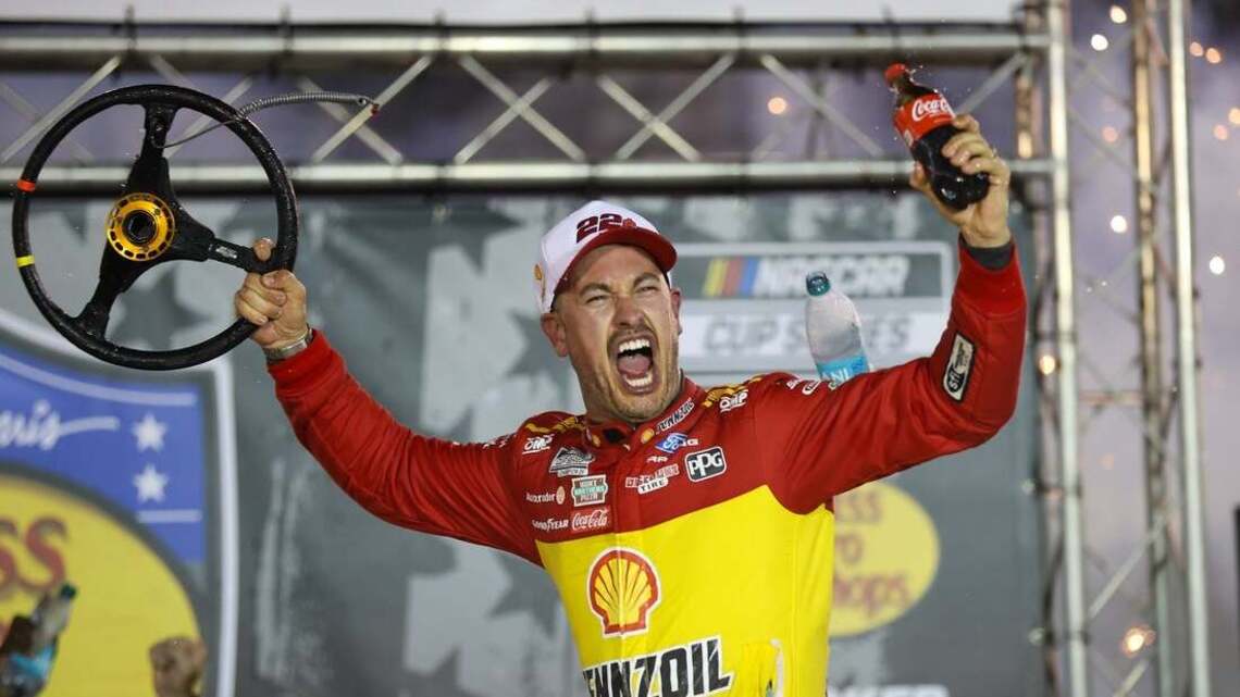 Joey Logano gets Kansas pole as rain halts Chase qualifying 