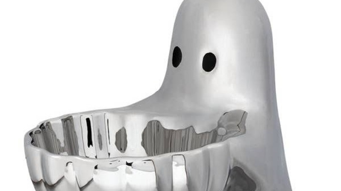 Aldi's $13 Silver-Toned Halloween Candy Dishes Are Equal Parts Cute and Chic 