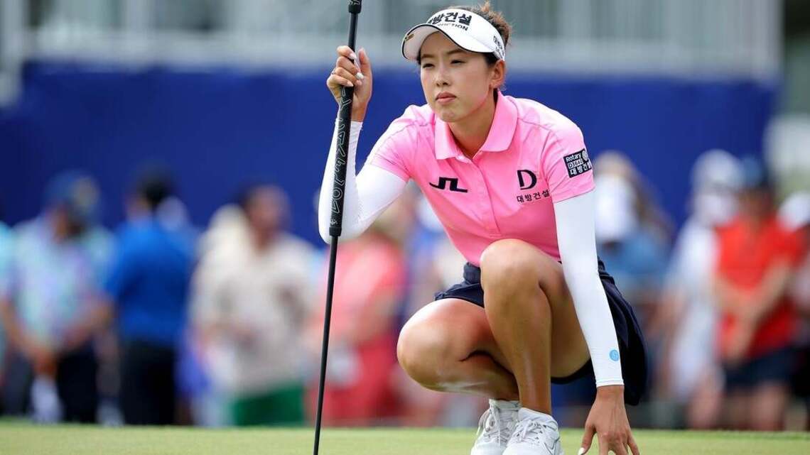Unheralded Yealimi Noh charges into third-round lead at AIG Women's Open  