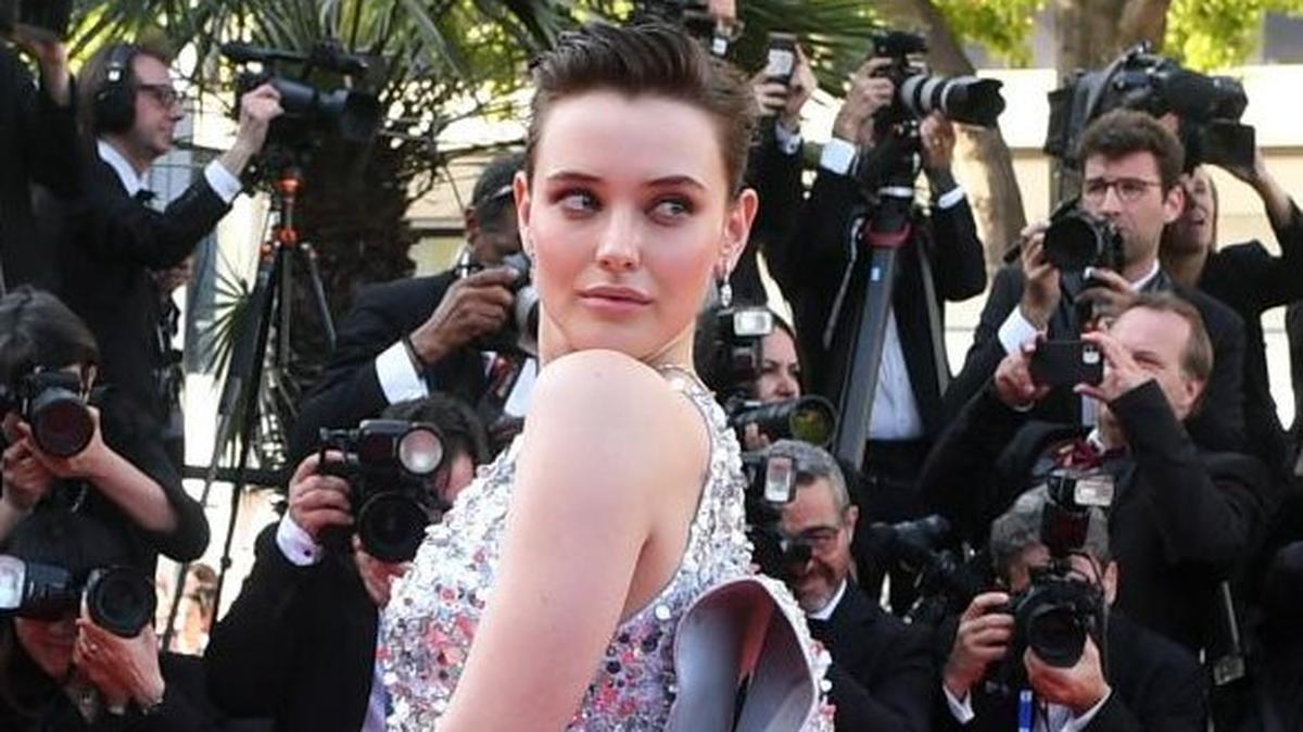 Katherine Langford attends the premiere of "Final Cut" at Palais des Festivals at the 75th Cannes Film Festival in France on May 17, 2022.    The actor turns 30 on April 29. File Photo by Rune Hellestad/UPI