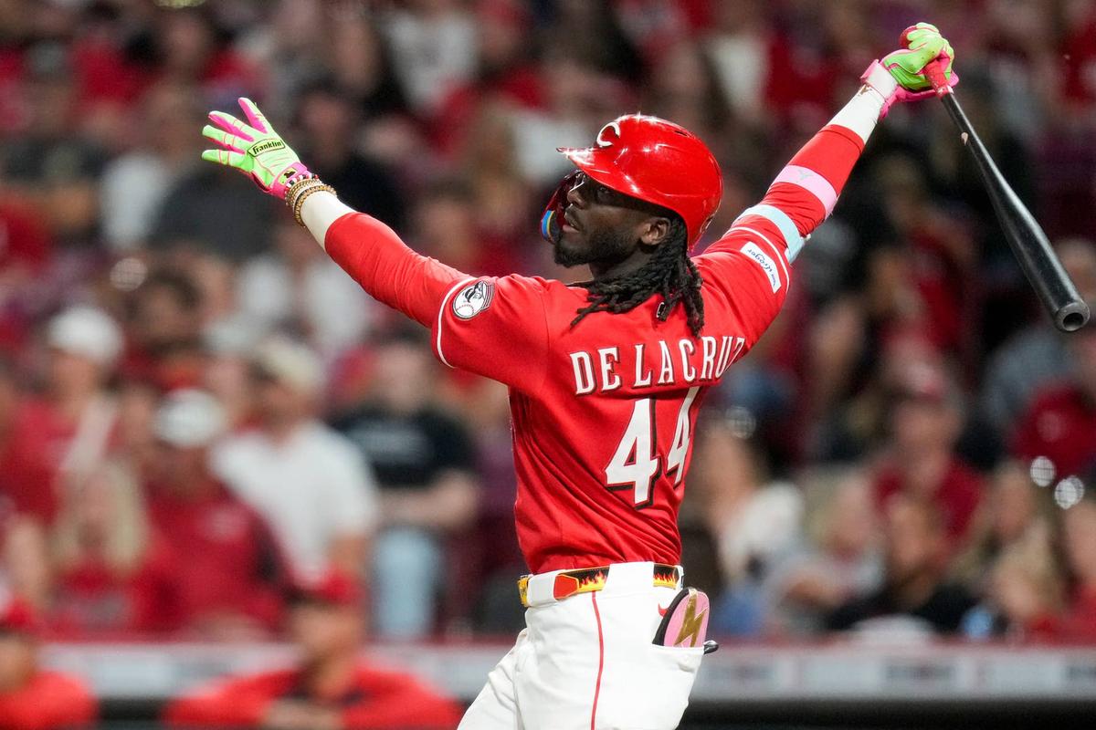  Elly De La Cruz has reclaimed elite fantasy baseball value following a dominant offensive April performance. Sam Greene/The Enquirer / USA TODAY NETWORK via Imagn Images