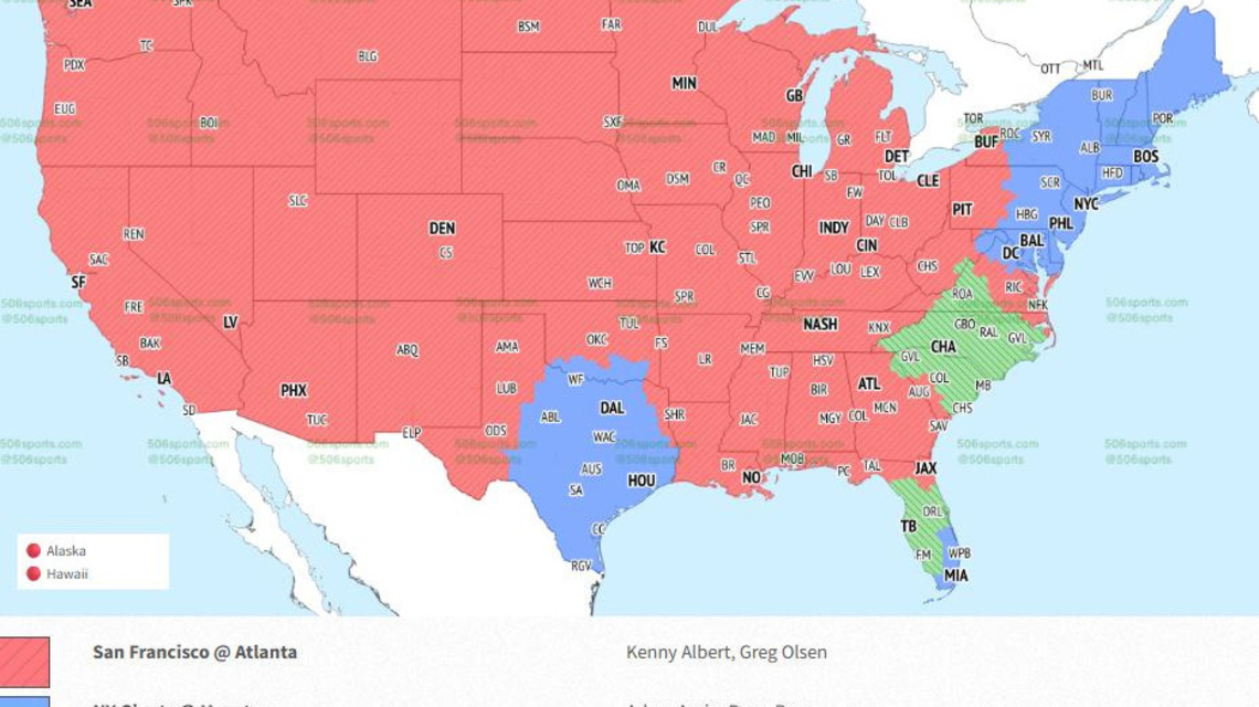 How to watch 49ers vs. Falcons on TV in Week 7 