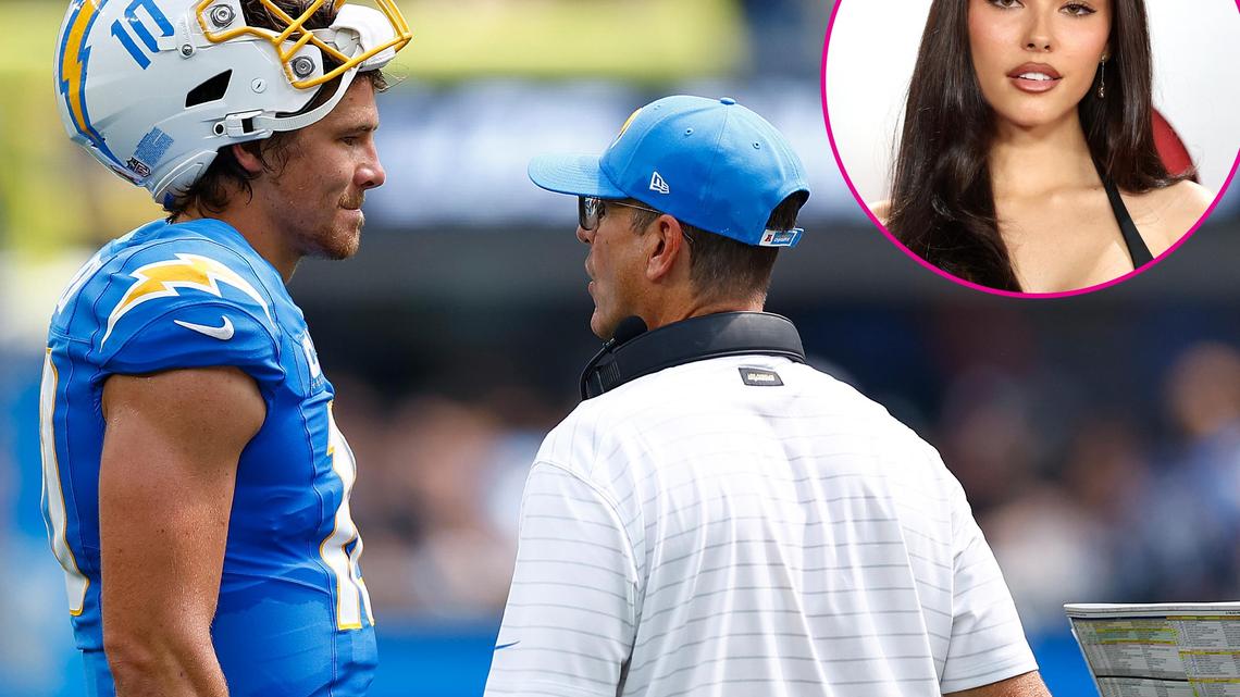 Chargers Coach Reacts to Justin Herbert Skipping Practice for Madison Beer 