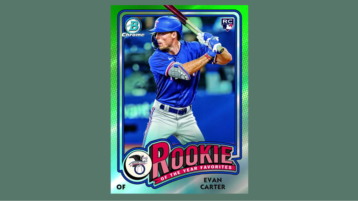  Bowman Baseball Red RC cards establish baseline FanCash value while maintaining upside through award-based milestone escalations. 