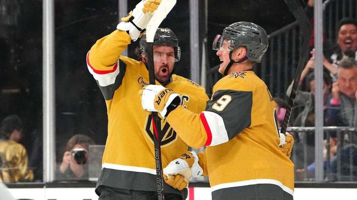 Final on their minds, Knights battle Connor Bedard-less Blackhawks 