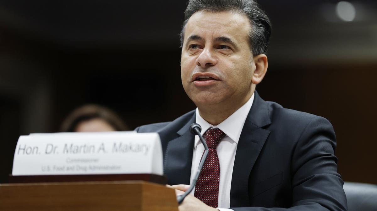 U.S. Food and Drug Administration (FDA) Commissioner Martin Makary speaks during a Senate Appropriations Committee hearing on Capitol Hill on May 22, 2025, in Washington, D.C. Members of the Senate Appropriations subcommittee on "Agriculture, Rural Development, Food and Drug Administration, and Related Agencies" held the hearing to speak to Makary about U.S. President Donald Trump's Fiscal Year 2026 Budget request for the FDA. (Anna Moneymaker/Getty Images/TNS)
