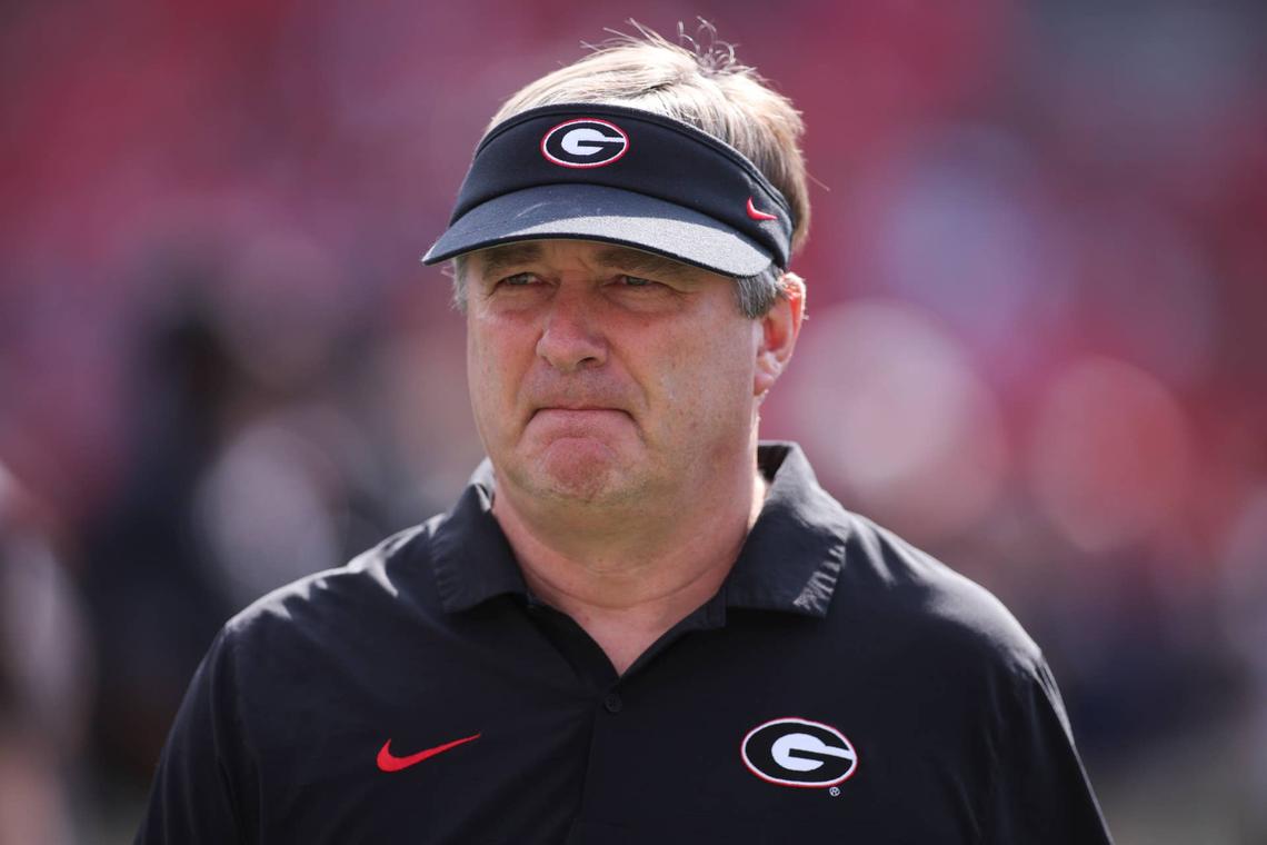 Georgia Bulldogs head coach Kirby Smart. Brett Davis-Imagn Images