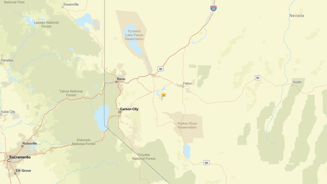 Earthquake measuring 2.4 shakes area close to Silver Springs, NV on April 15 