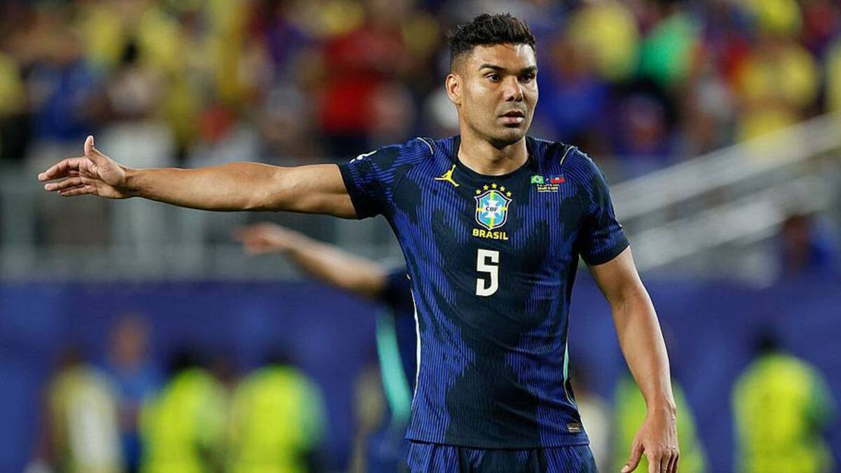  Casemiro has been Brazil's No. 5 for the last decade. | Richard Sellers/Sportsphoto/Allstar/Getty Images 