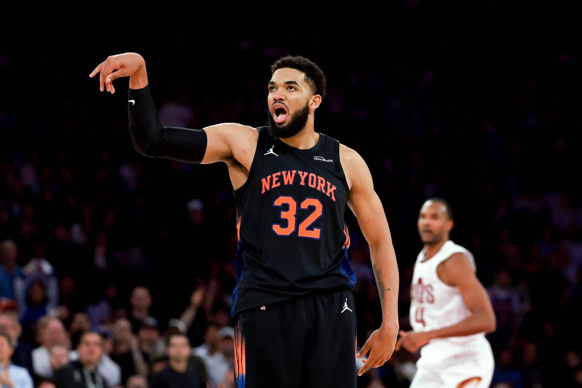  Karl-Anthony Towns and the New York Knicks are two wins away from the NBA Finals. 