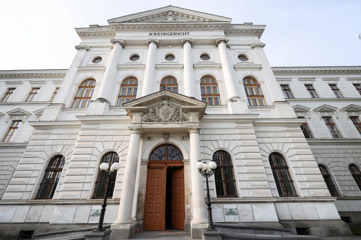 The courthouse where a 21-year-old Austrian suspected of being an Islamic State (IS) supporter who was planning an attack on Taylor Swift's Vienna concert in 2024 will go on trial, in Wiener Neustadt, Austria, April 28, 2026. REUTERS/Leonhard Foeger