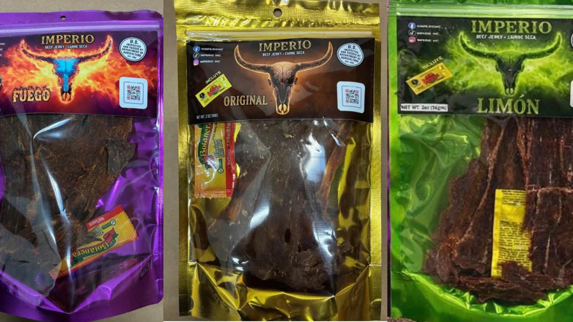 Nearly 1,000 pounds of beef jerky recalled. See affected products