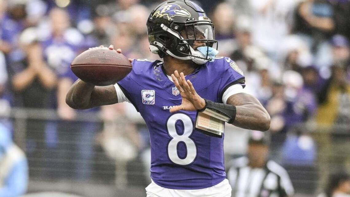 Ravens list QB Jackson (ankle) as questionable vs. Bengals