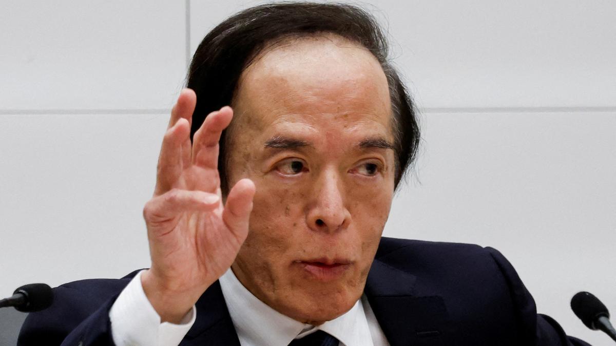 FILE PHOTO: Bank of Japan Governor Kazuo Ueda attends a press conference after a BOJ policy meeting in Tokyo, Japan, March 19, 2026. REUTERS/Kim Kyung-Hoon/File Photo