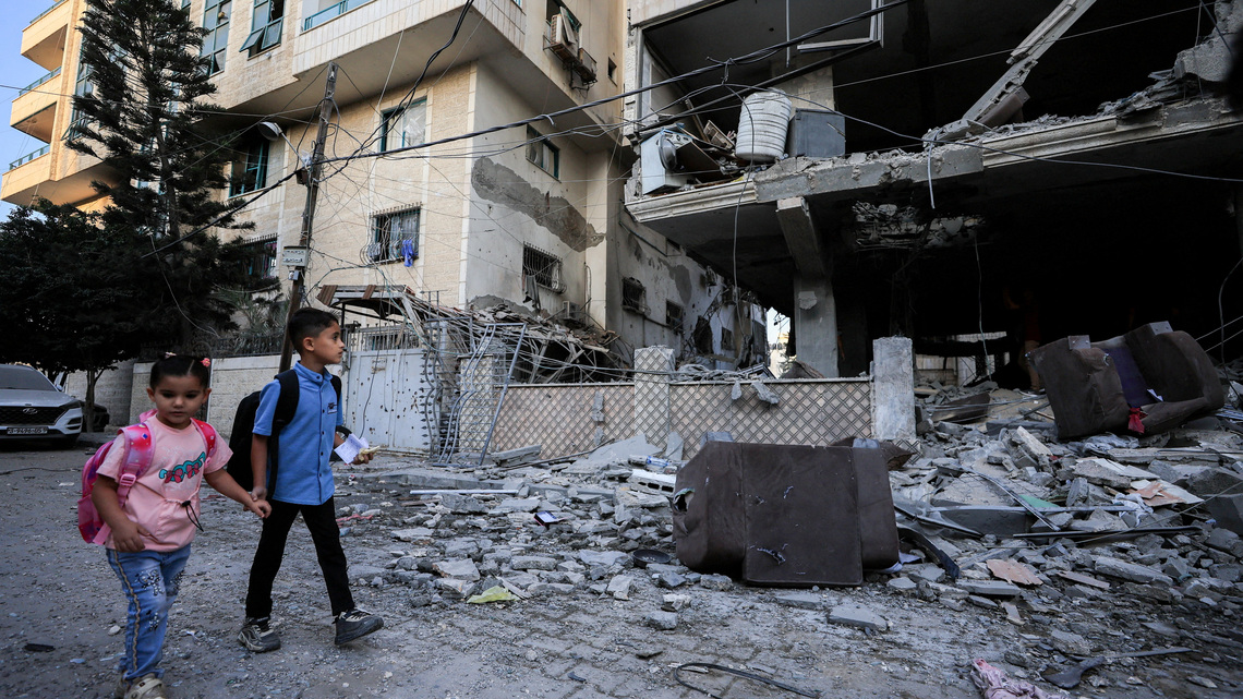 Israeli strike kills five in Gaza, including four women, health officials say 