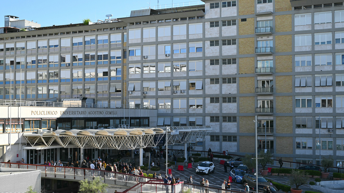 Vatican says pope had a quiet night in hospital after lung operation