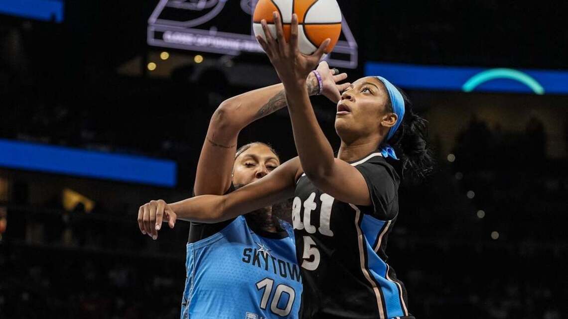 Reese sets league rebounding record as Dream drub Sky