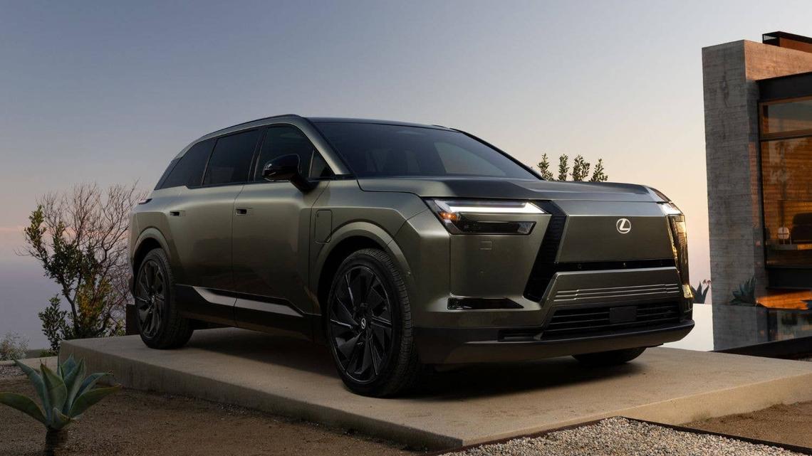 Lexus TZ Arrives as a Three-Row Electric SUV Aiming at Volvo EX90 