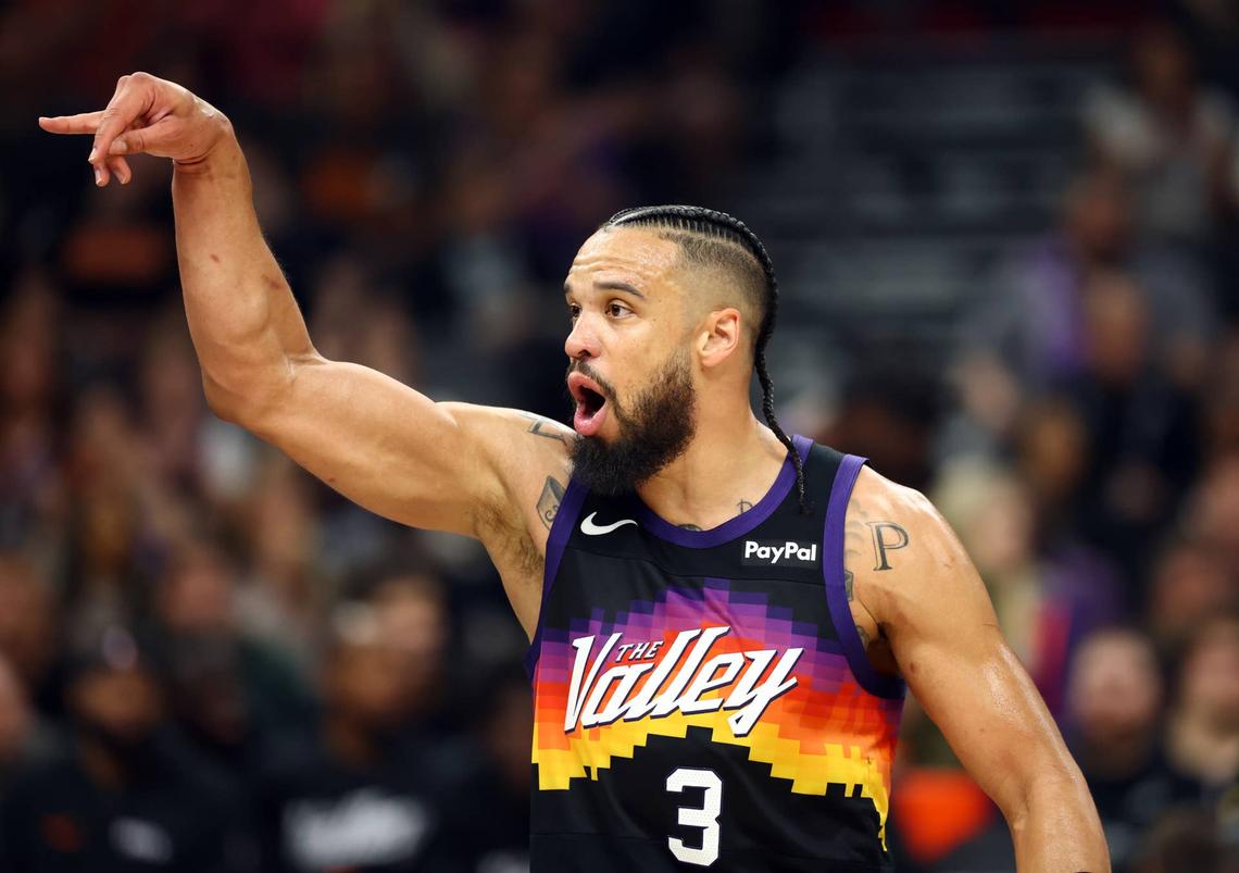  Phoenix Suns forward Dillon Brooks. Mark J. Rebilas-Imagn Images