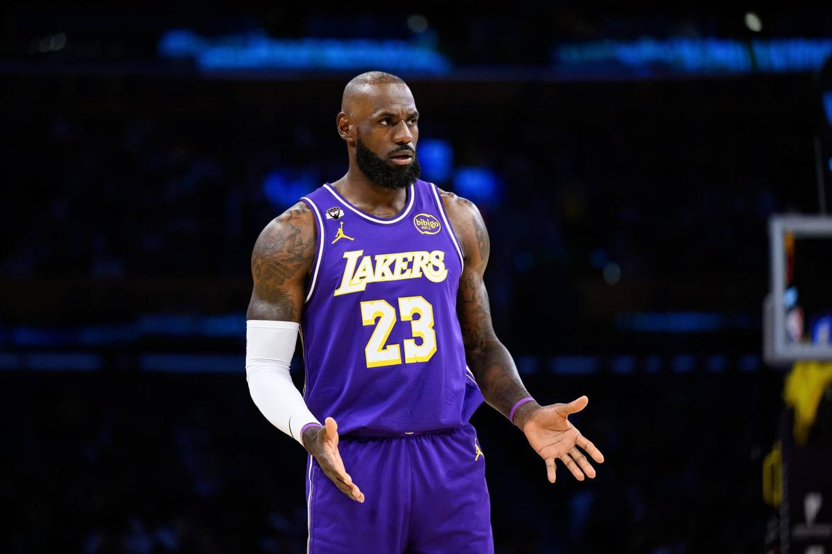  Los Angeles Lakers forward LeBron James (23) William Liang-Imagn Images