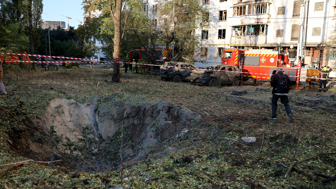 Ukraine hits key Russian oil refinery as Moscow strikes Kyiv 