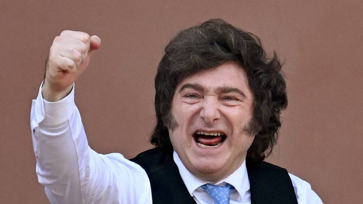  Javier Milei was furious. | Luis ROBAYO/AFP/Getty Images 