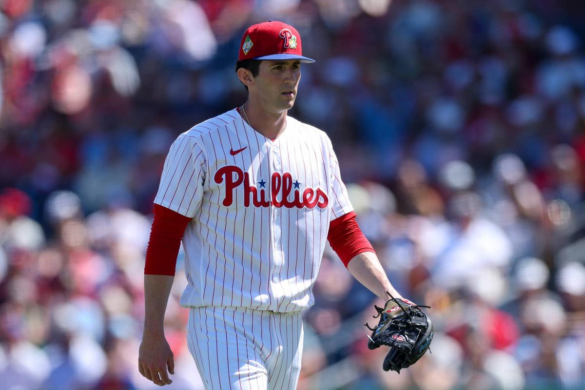  Andrew Painter's collapsing fastball effectiveness and mounting ratios are creating serious concerns for fantasy managers. © Nathan Ray Seebeck-Imagn Images