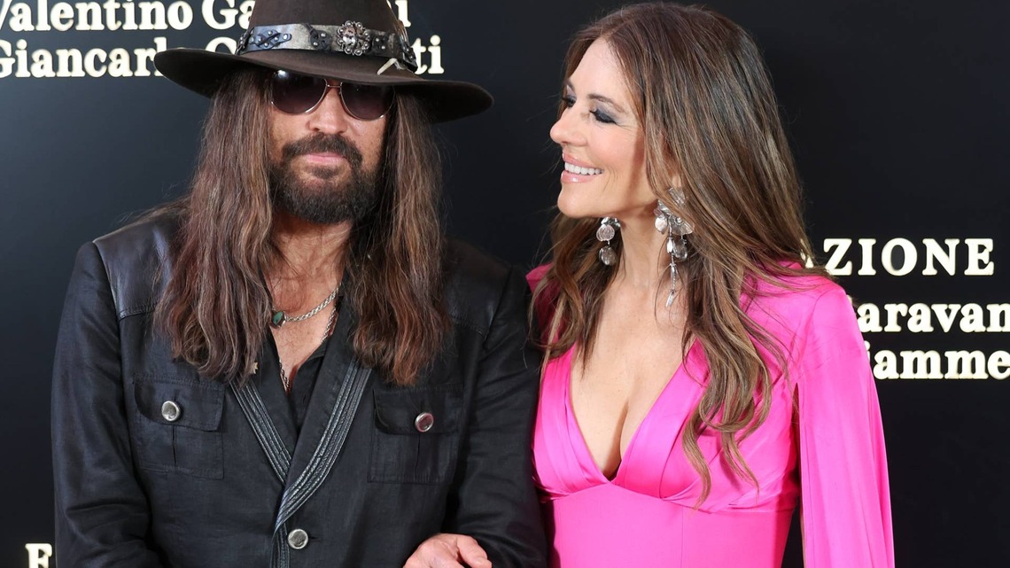 Elizabeth Hurley and Billy Ray Cyrus Embrace Empty-Nest Life Together 