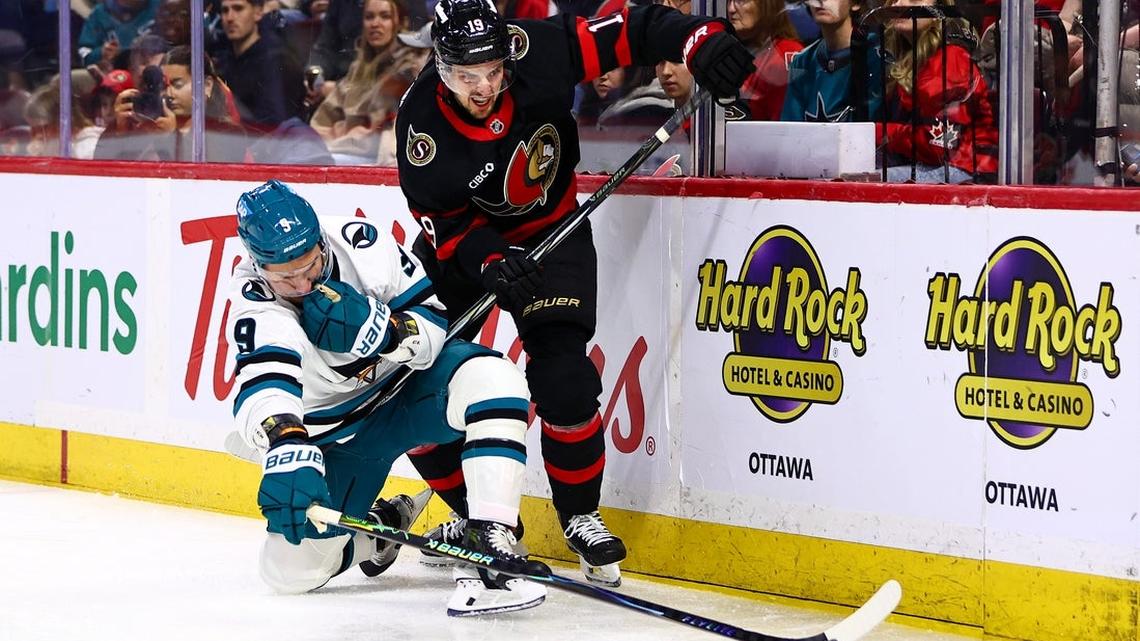 Drake Batherson, Senators surge past Sharks 