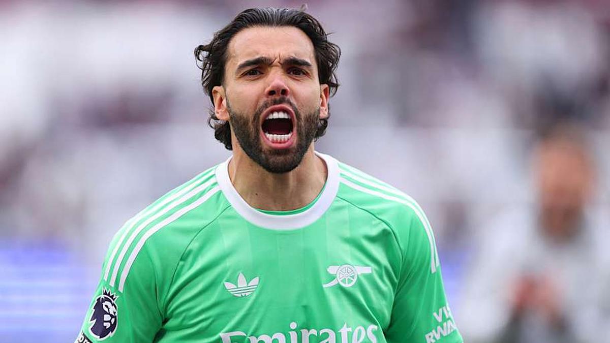  David Raya has played hero for Arsenal. | Catherine Ivill/AMA/Getty Images 