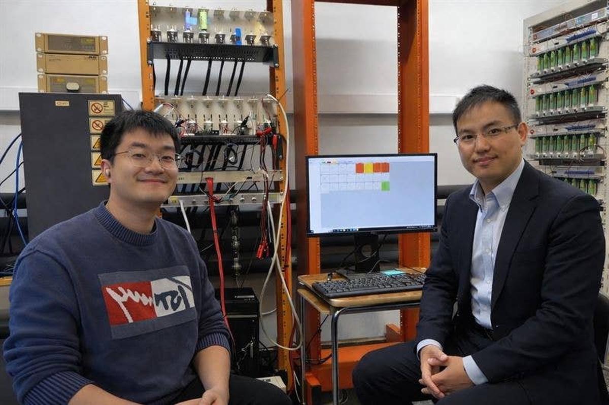  Chalmers University of Technology Researchers: Meng Yuan (left) and Changfu Zou (right)