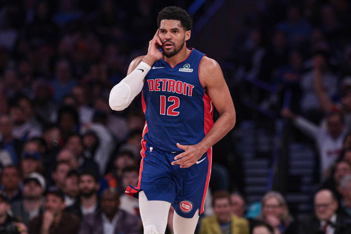  Detroit Pistons forward Tobias Harris (12) Vincent Carchietta-Imagn Images