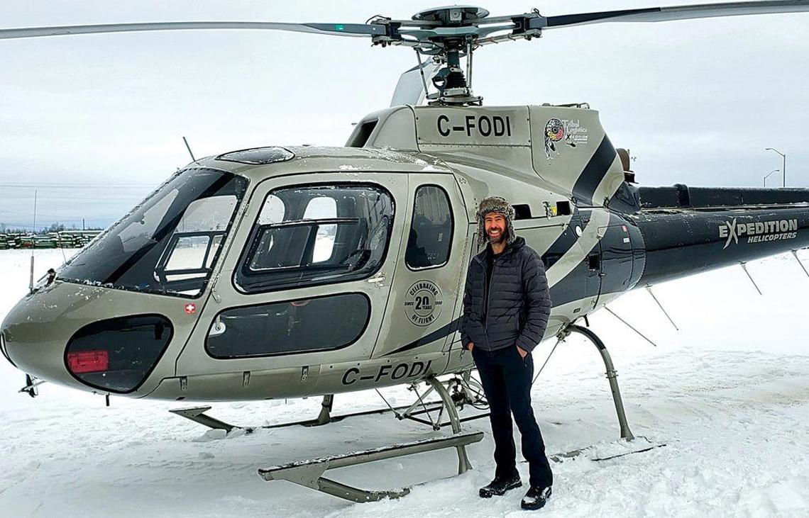  Ronnie Shuker flew to Barilko's crash site in November 2022 as part of his book, The Country and the Game: 30,000 Miles of Hockey Stories. Check out his feature on that journey that was published in The Hockey News' 2023 Rookie Issue by clicking on the photo. (Photo courtesy of Ronnie Shuker) 