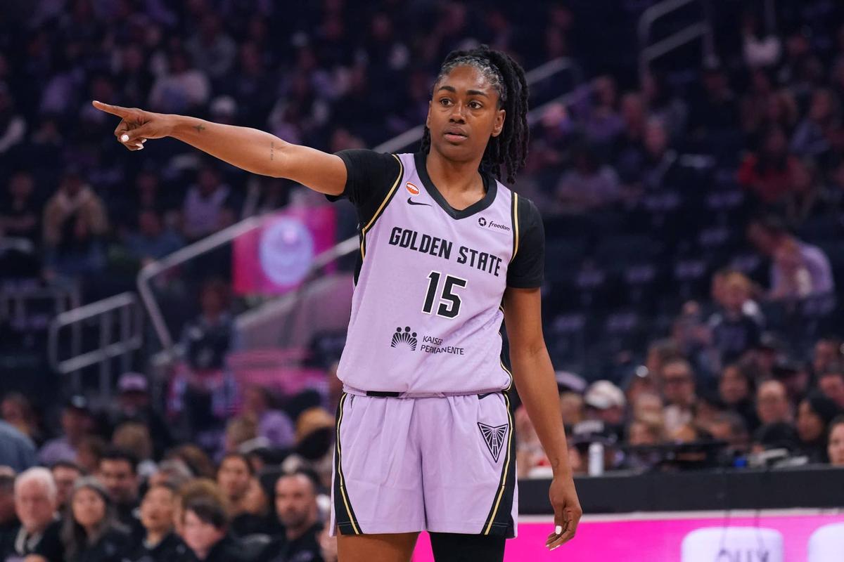  Golden State Valkyries guard Tiffany Hayes (15) David Gonzales-Imagn Images