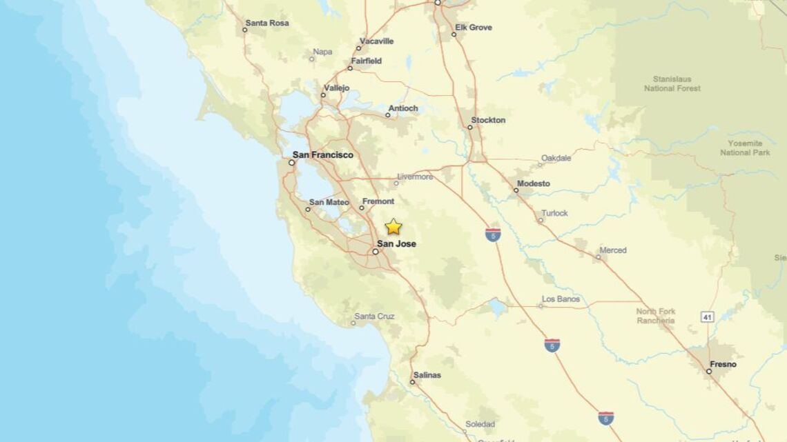 Update: Earthquake of 2.1 magnitude recorded near Alum Rock, CA on Sept. 27 