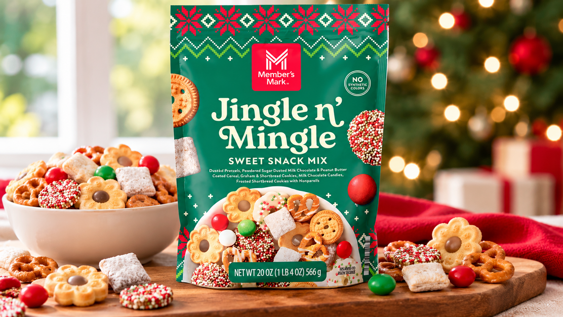 Sam's Club Shoppers Are Obsessed With a New $7.98 Holiday Snack Mix: 'All the Best Parts of Christmas' 