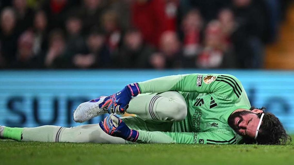  Alisson's injury is a major concern. | Paul ELLIS/AFP/Getty Images 