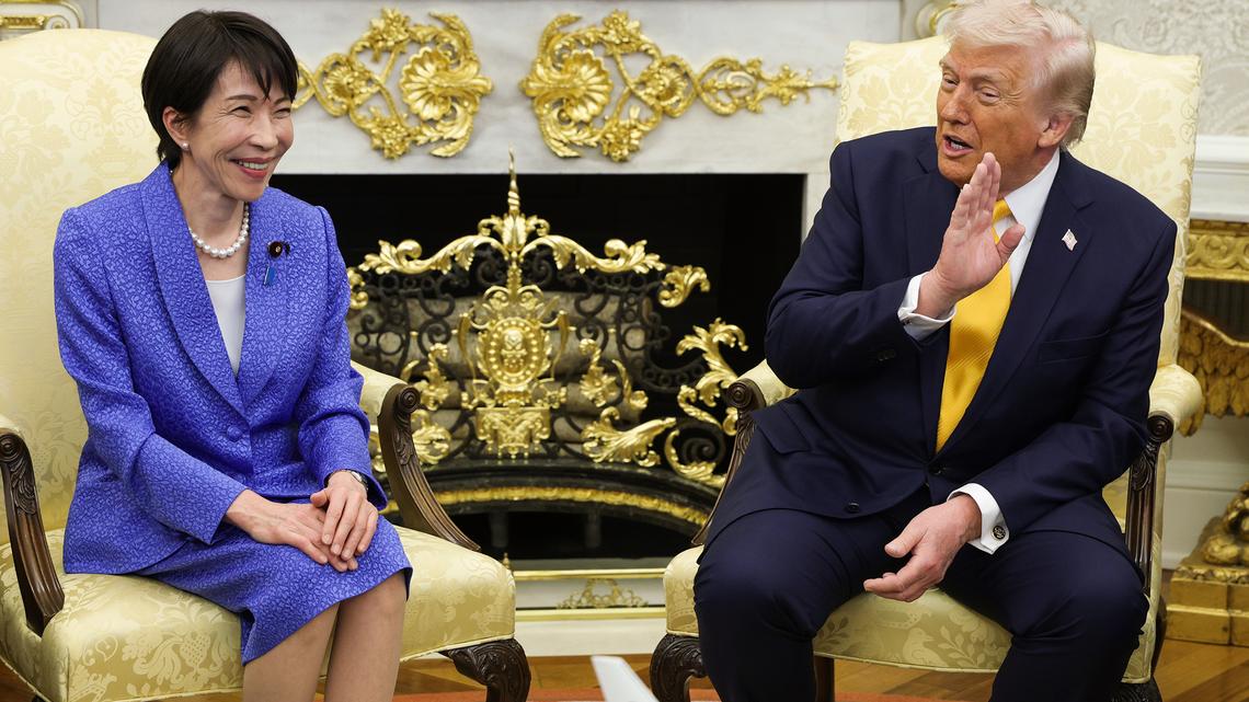 Trump cracks a joke about Pearl Harbor, with Japanese PM sitting nearby 